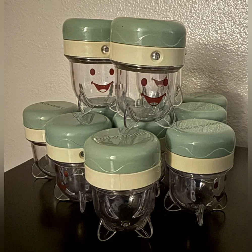 NutriBullet Baby Food Storage Cup & Mixer Bundle | 12 Cups + Blade Cup | Baby